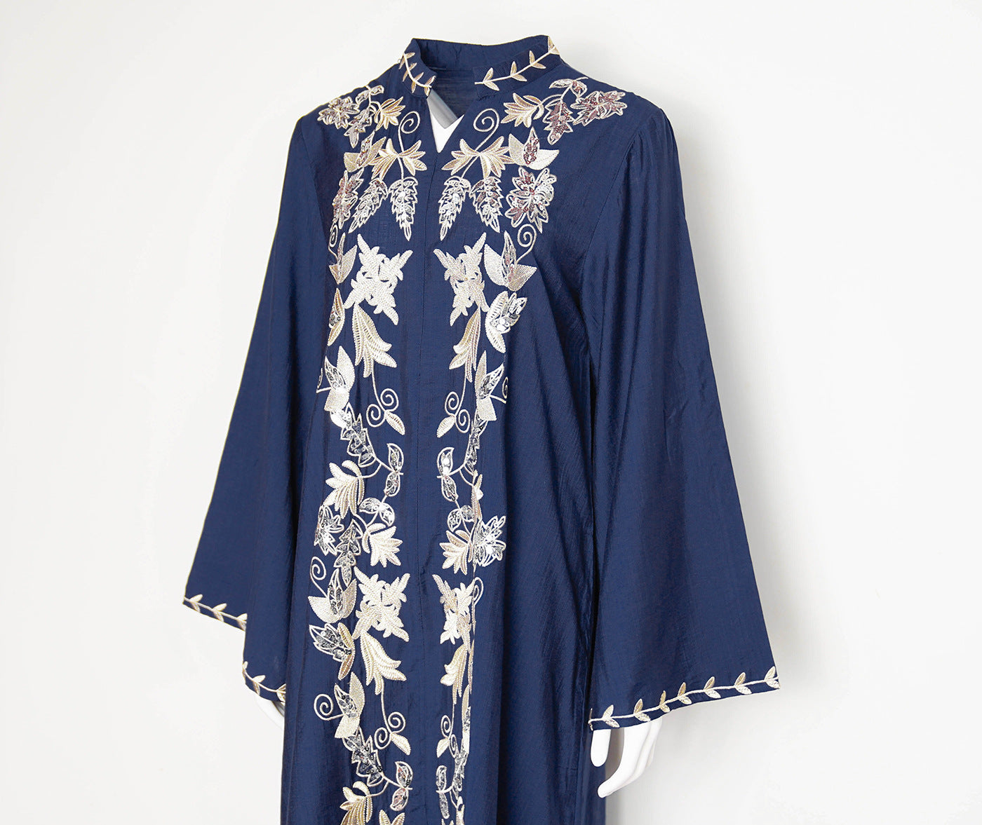 Modest Fashion Moroccan Inspired Jellabiya Dress Embroidered Dress Evening Dubai Women's Dress