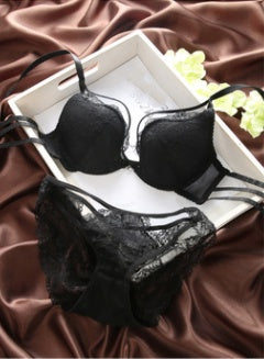 Sexy Strappy Bra & Panty Lingerie Set Chic & Trendy Two Piece Lingerie Set Bra Set