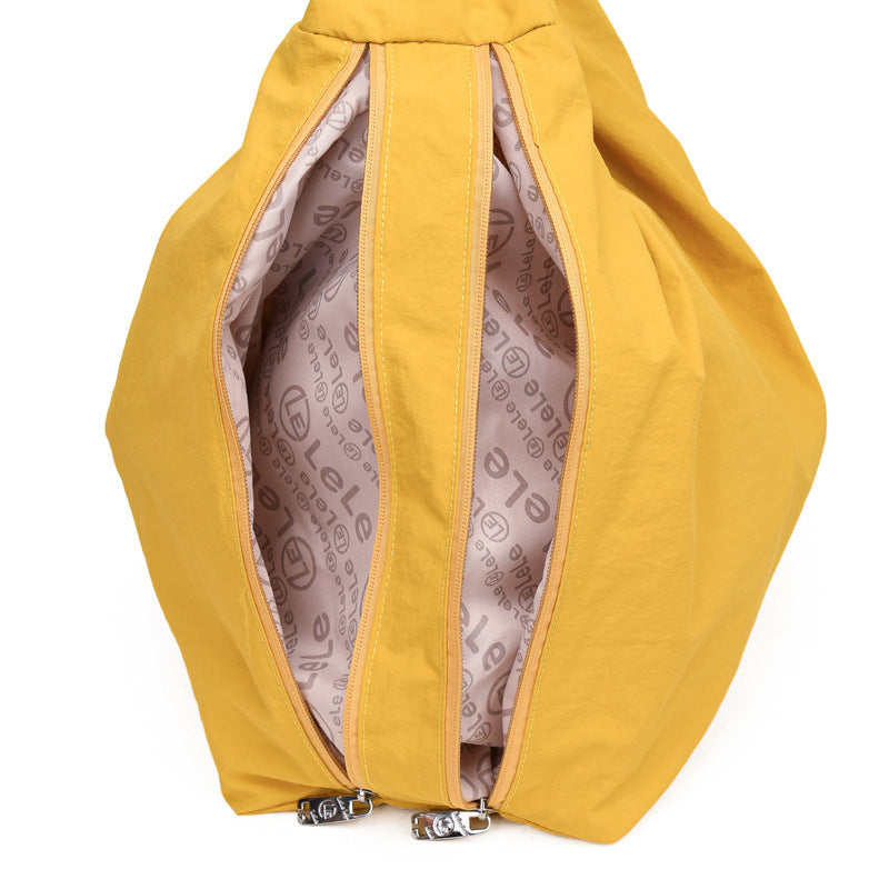 Casual Foldable Large Capacity Everyday Tote Nylon Underarm Bag Women's Large Capacity