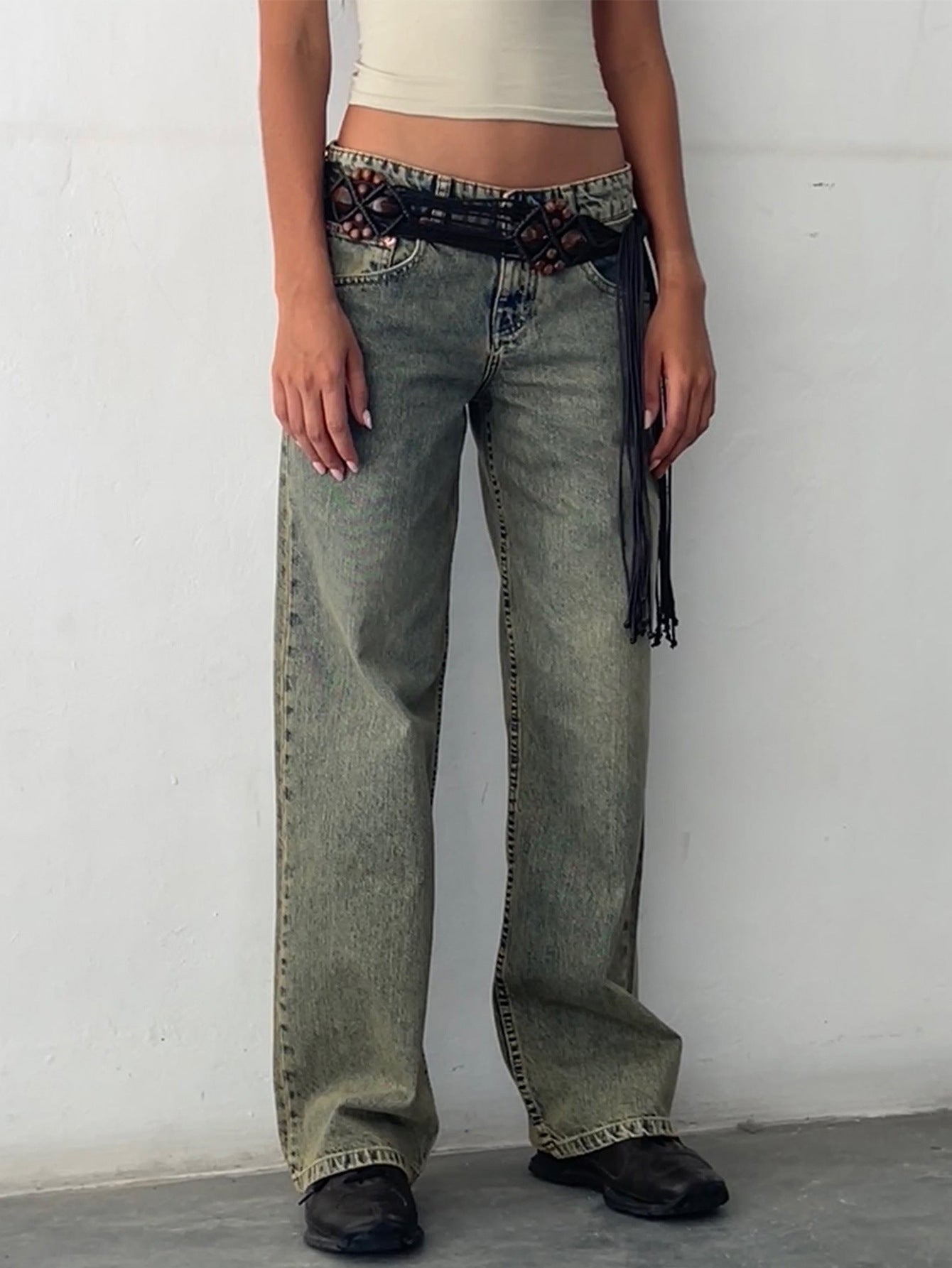 Casual High Quality Women's Straight Jeans For Women's