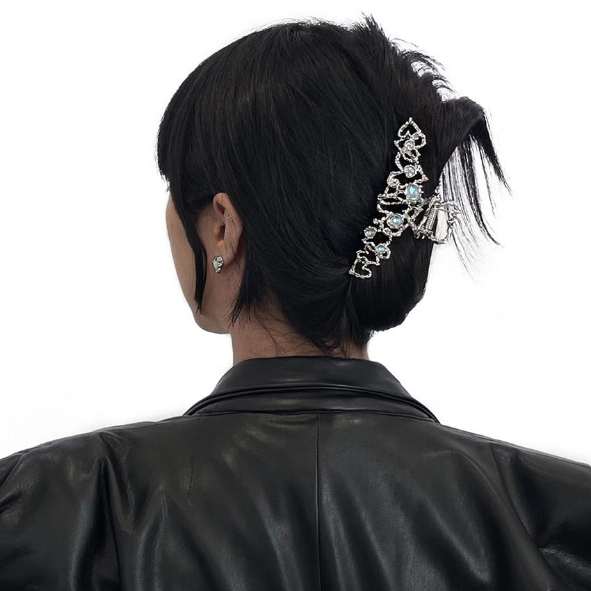 Elegant Statement Hair Clip for Updos Shark  Minority Personality Hair Accessories