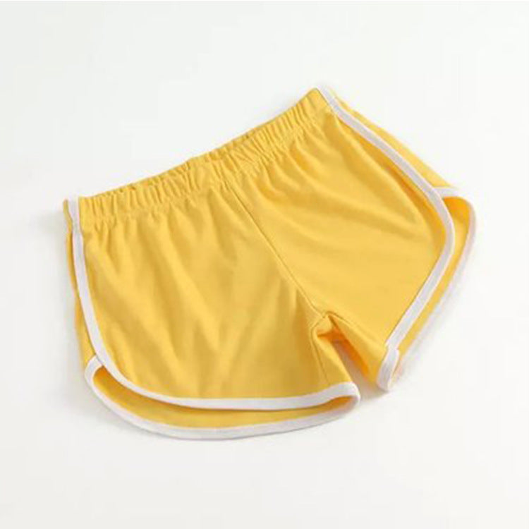 Black & White Striped Running Shorts - Women's Athletic Dolphin Shorts Sports Shorts Women Summer Women's Pajamas