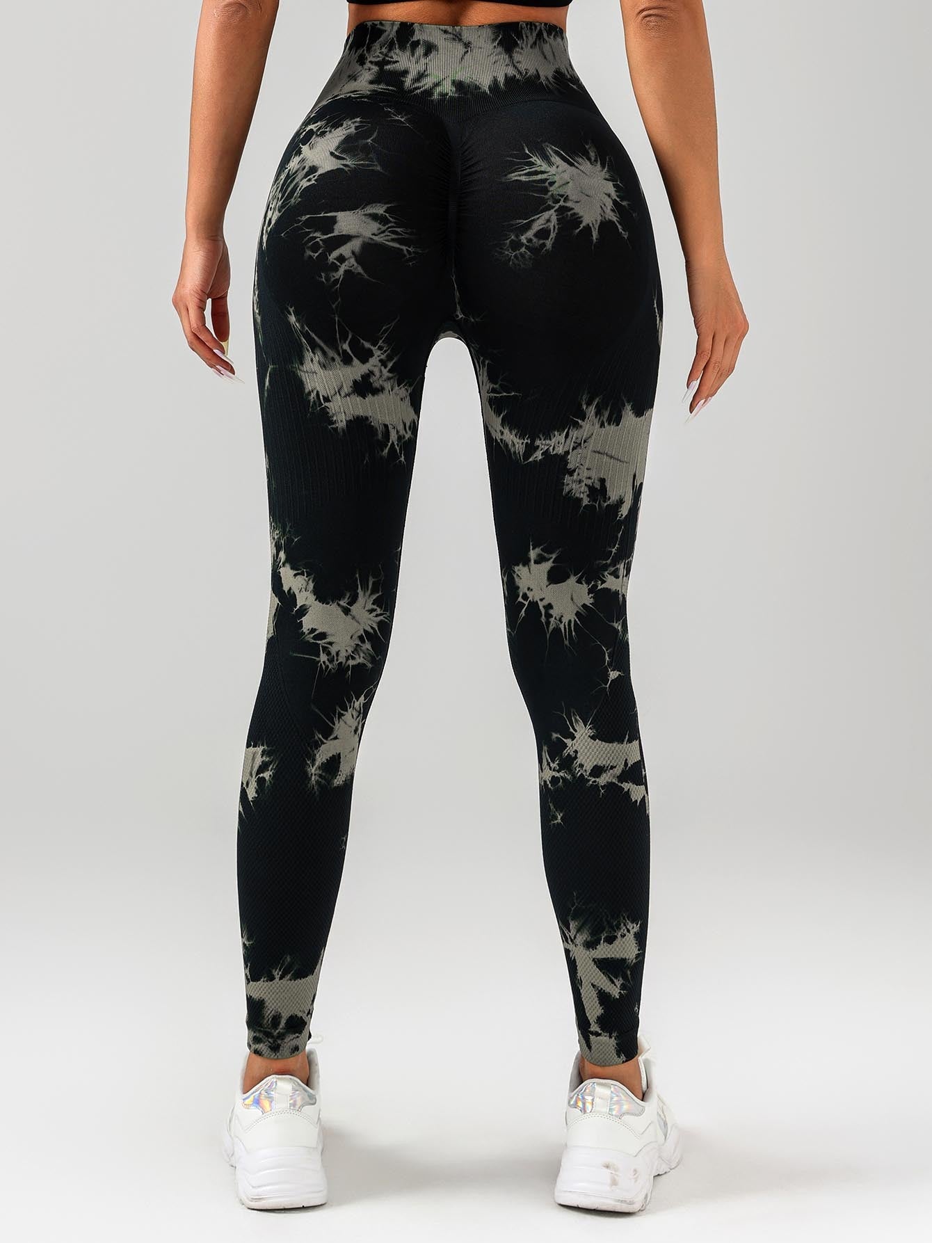 Tie-Dye Scrunch Leggings – Confidence Meets Comfort Tie Dye Workout Seamless Leggings For Women High Waist Gym Leggings Yoga Pants, Seamless Leggings For Women High Waist Yoga Pants, Scrunch Butt Lifting Elastic Tights