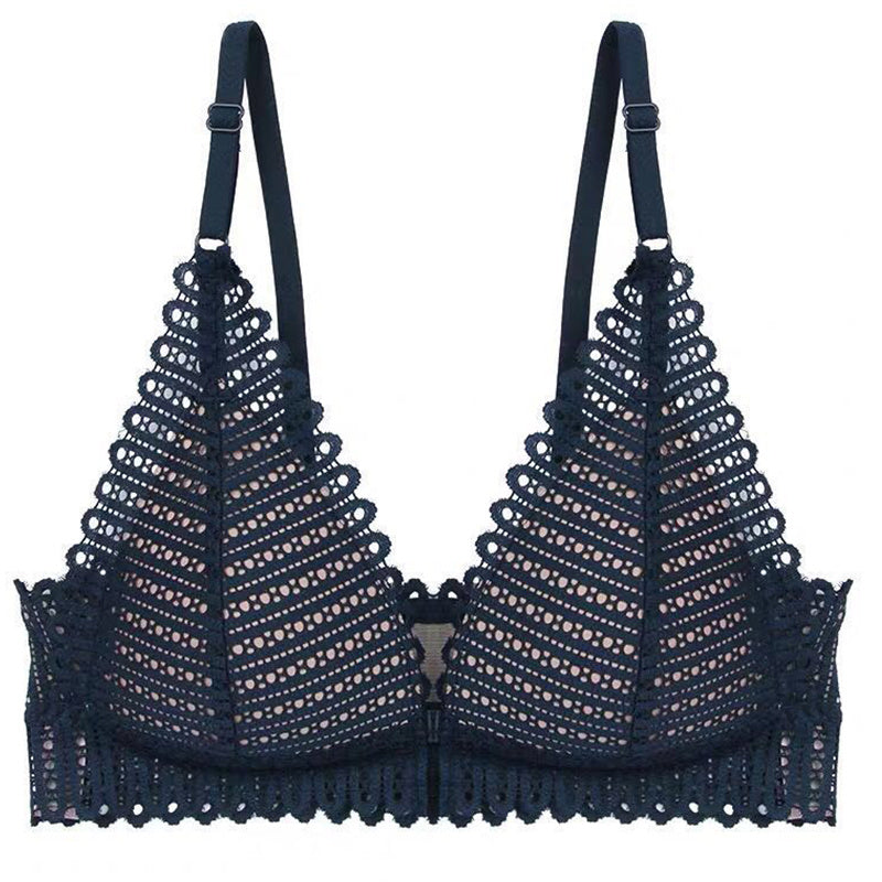 Lace Bralette  - Elegant Comfort Gathering bra thin cup back bra