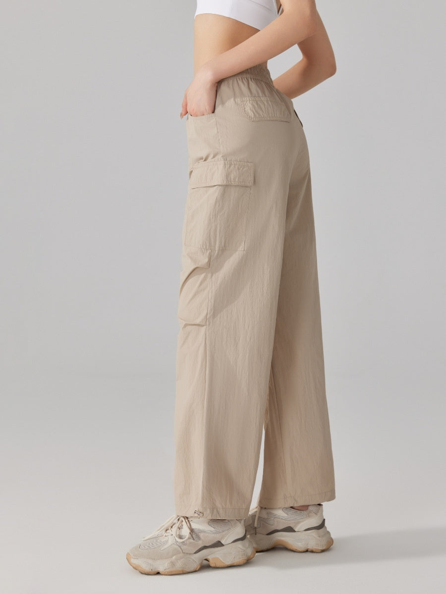 Element-Proof Utility Pants Three-proof Tactical Pants Loose Straight Sports Pants Female