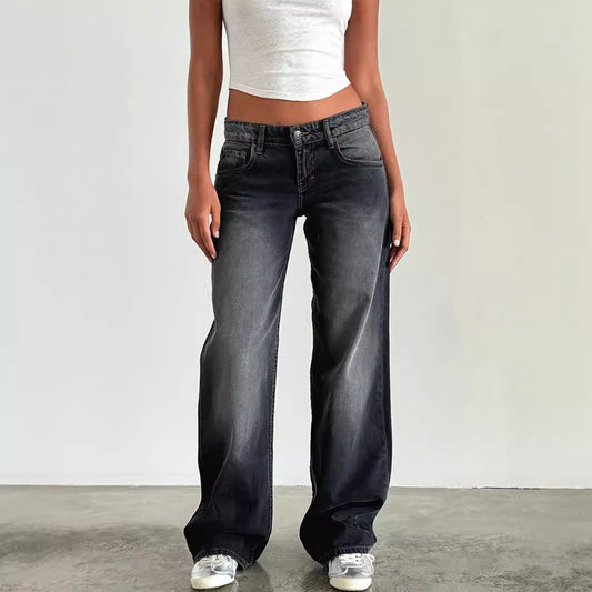 Casual High Quality Women's Straight Jeans For Women's