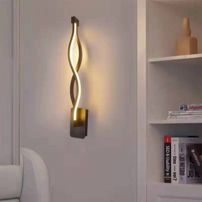 Rhythmic Wave LED Wall Light Minimalist Wall Accent Light Infinity Loop LED Wall Sconce