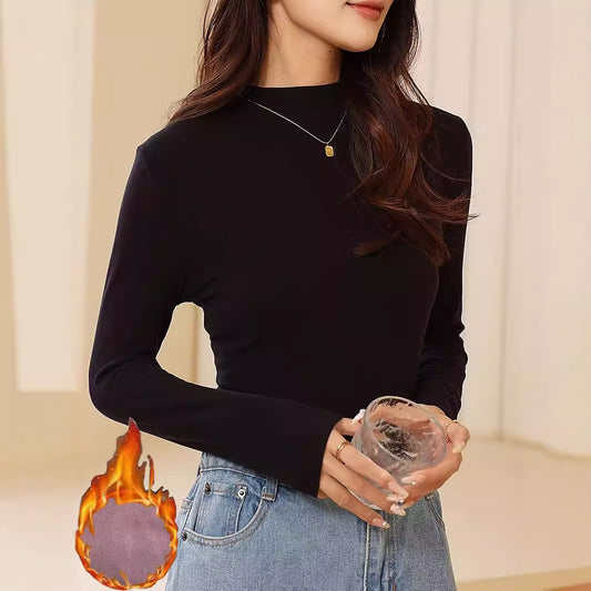 Clothing Turtle Neck Thermal Underwear T-Shirt Women's