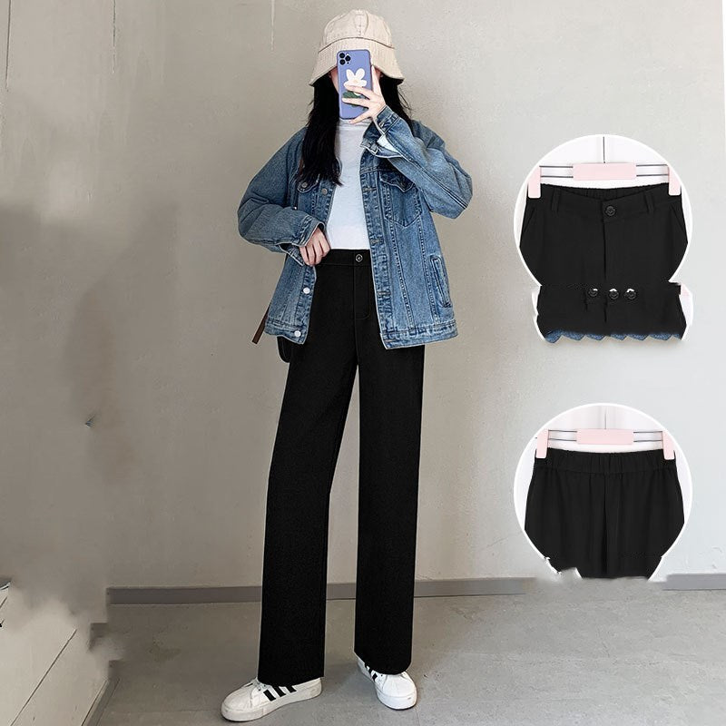 Urban Ease Wide-Leg Trousers – Casual Chic Comfort Chiffon wide-leg pants