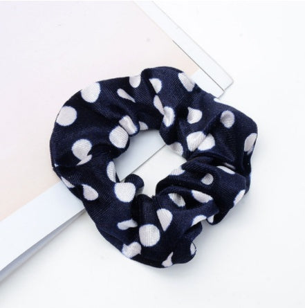 Vintage Leopard Spotted Hair Circle Fabric Hair Accessory
