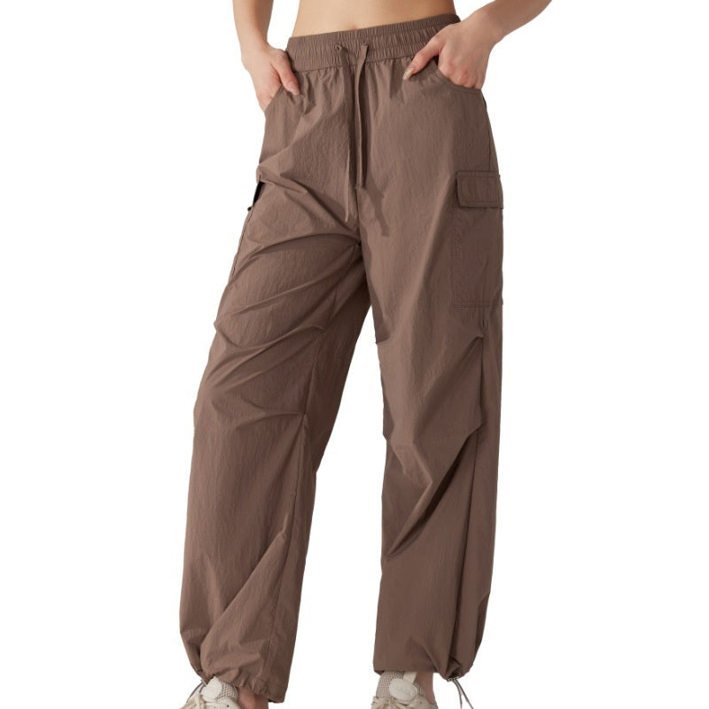 Element-Proof Utility Pants Three-proof Tactical Pants Loose Straight Sports Pants Female