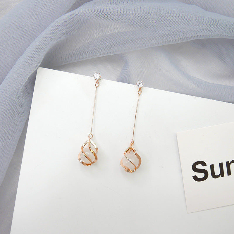 Chic Celestial Moon & Star Dangle Earring Set French earrings temperament fashion earrings