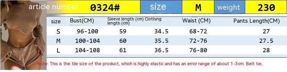 Sexy See-Through Knit Pullover & Hot Shorts Outfit Women's Seaside Vacation Sun Protection Short Top Shorts Suit
