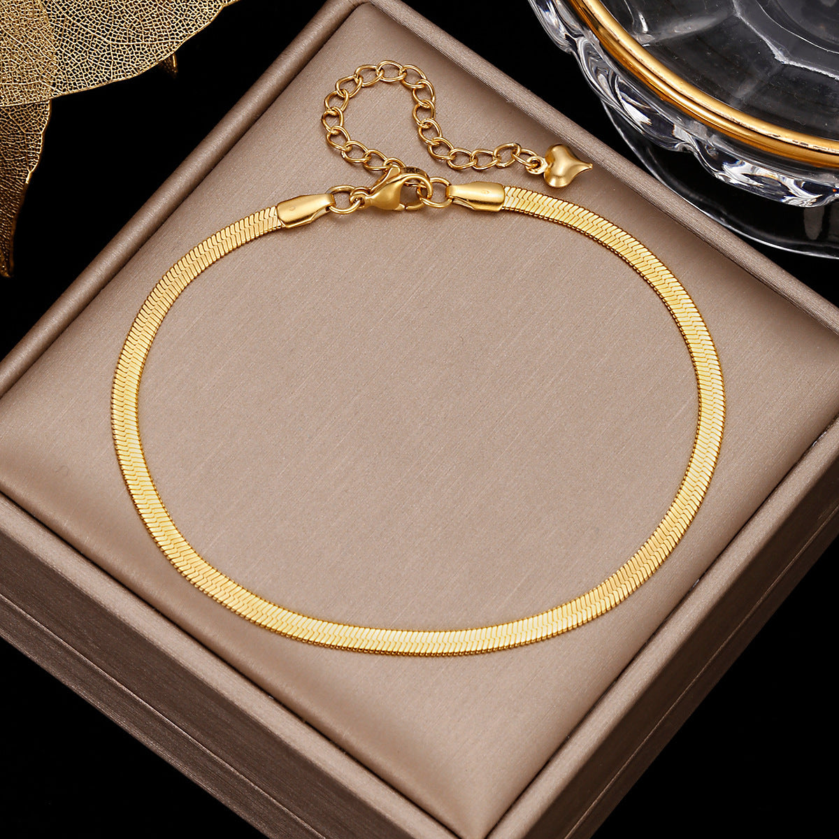 Dainty Gold Anklets Collection - Stainless Steel & Charm Designs European And American Style Summer Beach Sexy Foot Accessories