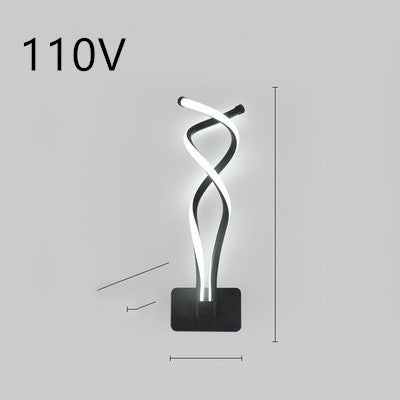 Rhythmic Wave LED Wall Light Minimalist Wall Accent Light Infinity Loop LED Wall Sconce