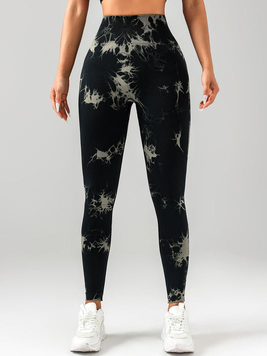 Tie-Dye Scrunch Leggings – Confidence Meets Comfort Tie Dye Workout Seamless Leggings For Women High Waist Gym Leggings Yoga Pants, Seamless Leggings For Women High Waist Yoga Pants, Scrunch Butt Lifting Elastic Tights