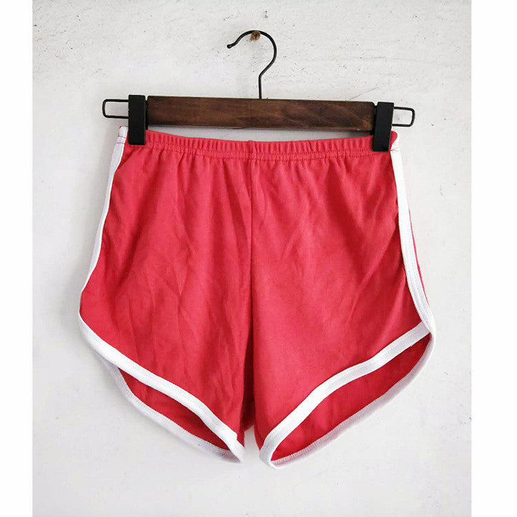 Black & White Striped Running Shorts - Women's Athletic Dolphin Shorts Sports Shorts Women Summer Women's Pajamas