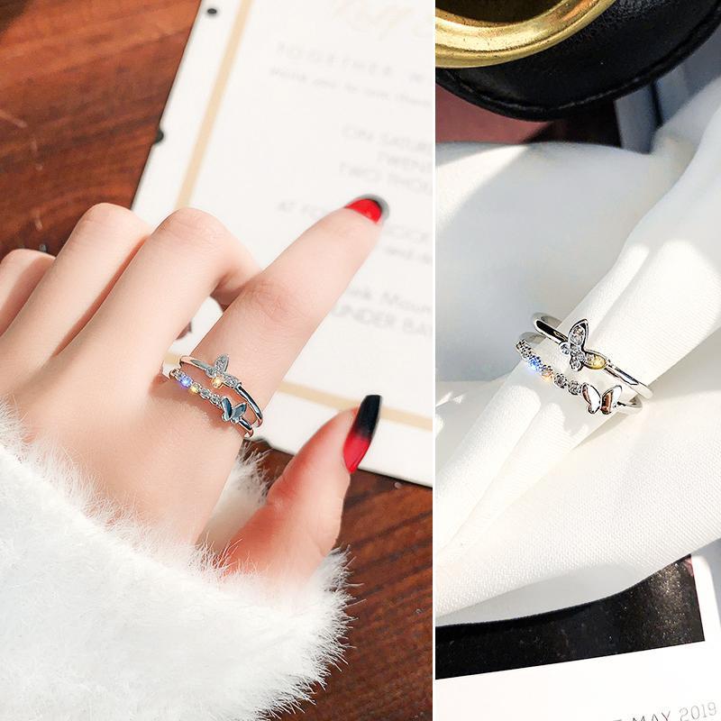 Woven Twist Net Celebrity Ring Women