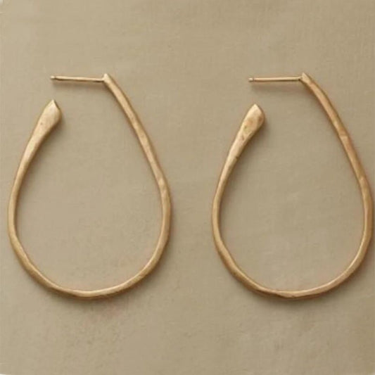 Circle Simple And Stylish Earrings Minority All-match Ear Ring