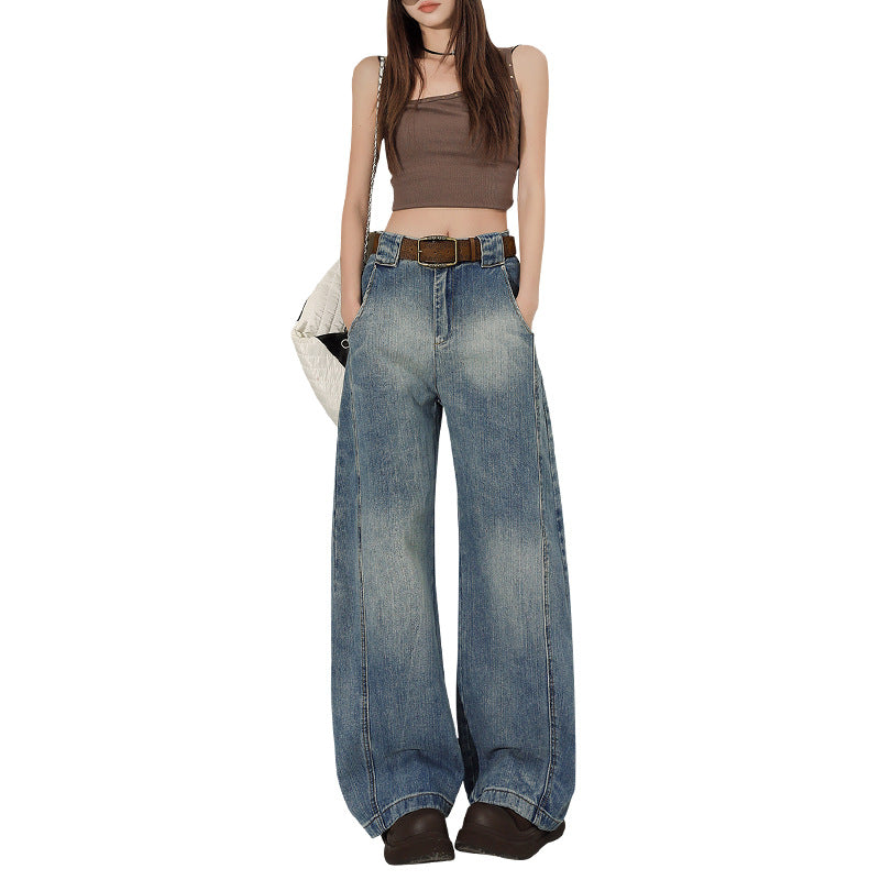 Low Rise, High Impact – Wide-Leg Revival Denim High Waist All-matching Sickle Jeans For Women