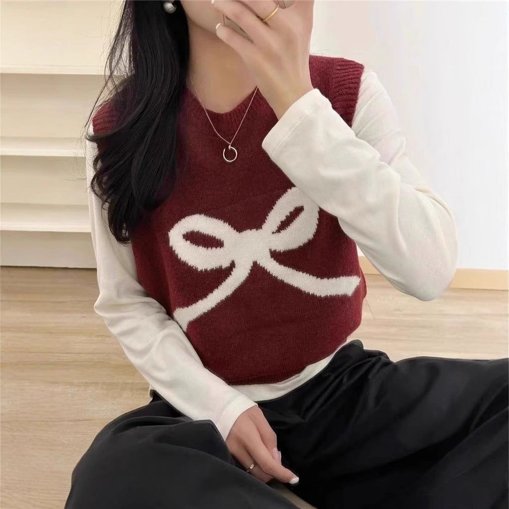 Sleeveless Vest Korean Style Slimming Bandage Dress Top