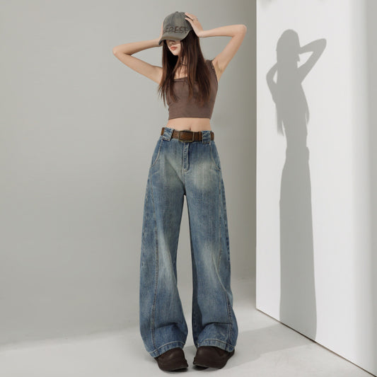 Low Rise, High Impact – Wide-Leg Revival Denim High Waist All-matching Sickle Jeans For Women