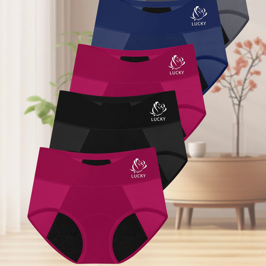 High Waist Menstrual Period Sanitary Panty Plus Size Breathable