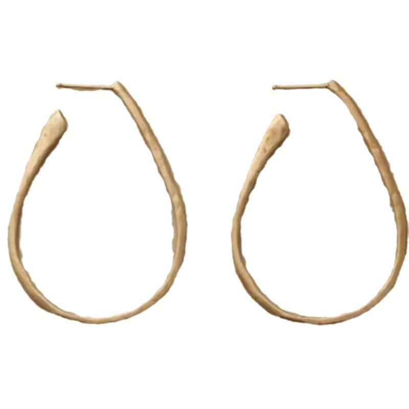 Circle Simple And Stylish Earrings Minority All-match Ear Ring