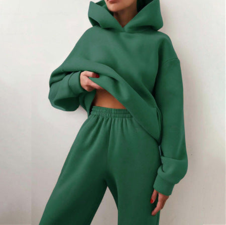 Oversized Hoodie & Jogger Set – Unisex Two-Piece Tracksuit in Multiple Colors Casual Hooded Sweater Two-piece Suit Clothes Hoodie Tracksuit