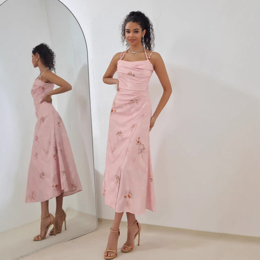European-style Elegant High-grade Socialite Western Style Sleeveless Dress