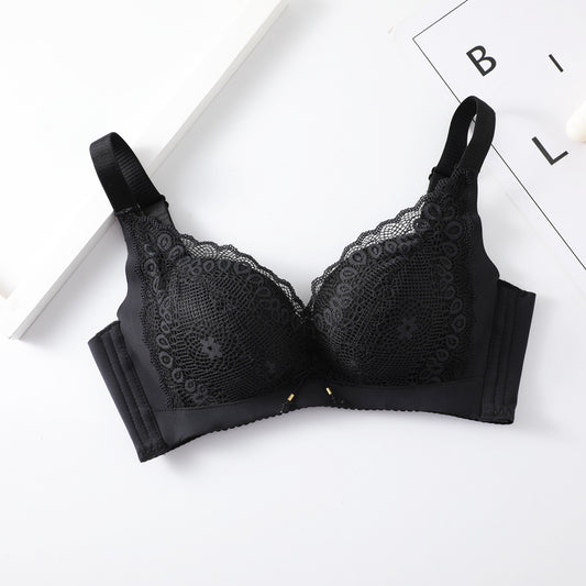 Full Coverage Lace Bra with Wide Straps - Multiple Colors Super Thick Bra For Women