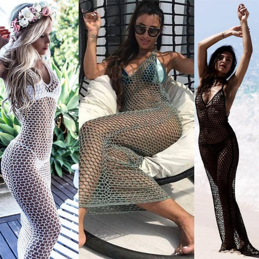 Handmade Crochet Beach Wedding Swimsuit Bikini Cover Up