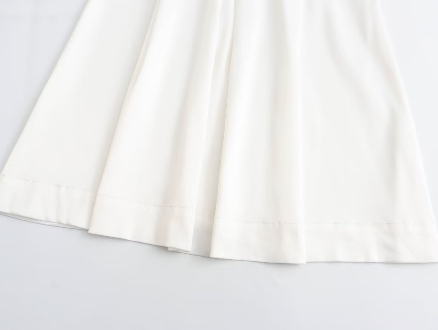 Elegant White Strapless Mini Dress Korean Style Elegant Slim Tube Top Dress