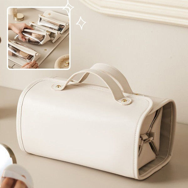 Sophisticated Cream Wedding Guest or Bridesmaid Dress Capacity Portable Handbag Waterproof Travel Storage Washing Bag For Women