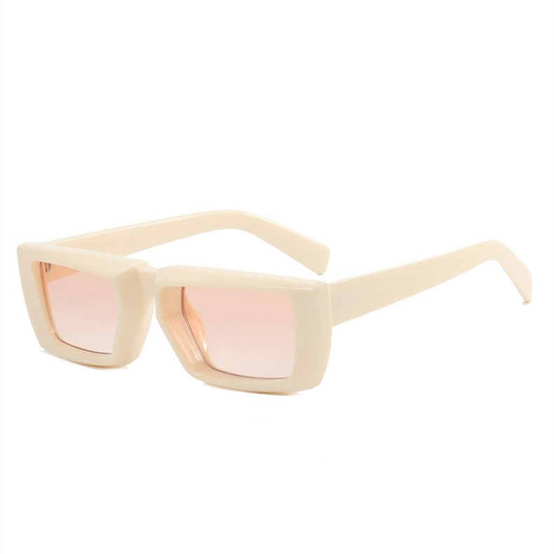 Chic Vintage Square Frame UV Protection Sunglasses Anomalous Fashion Sunglasses European Beauty Y2K