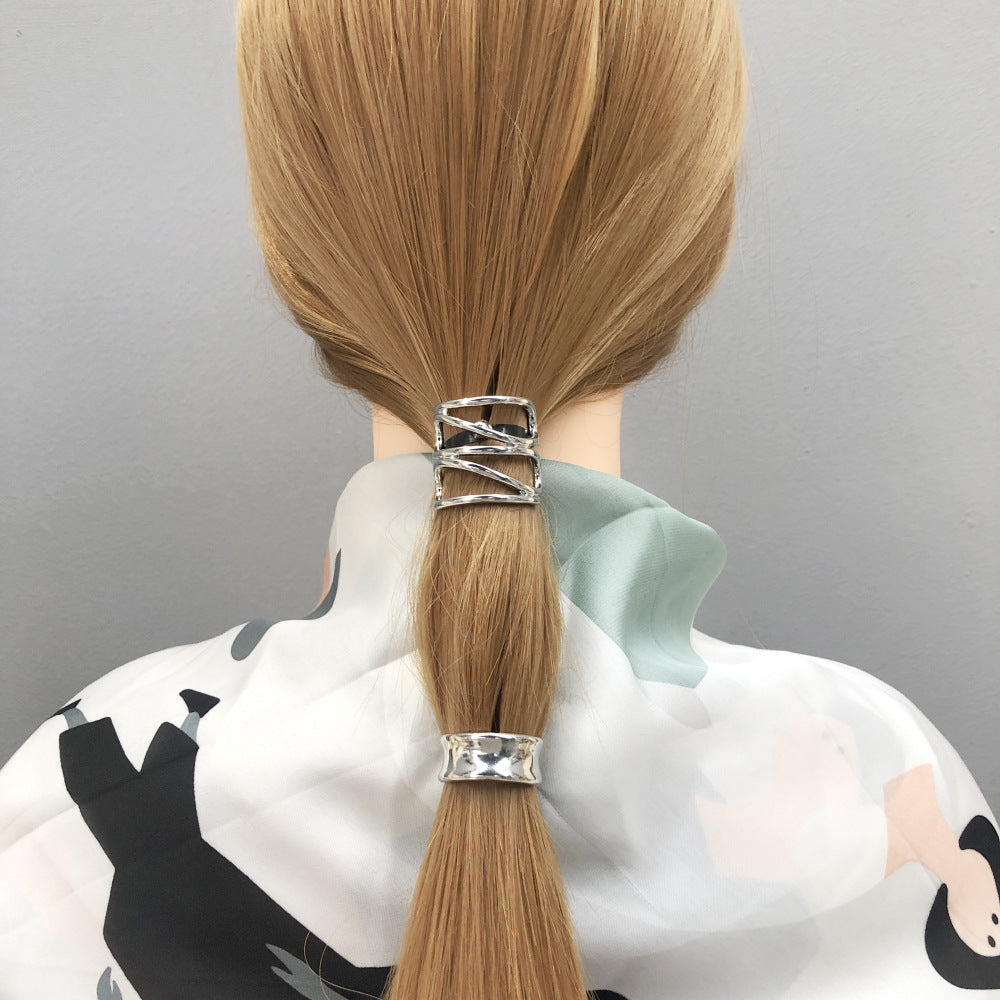 Geometric Ponytail Holders European And American U-clips Ponytail Hair Plug Vintage Headwear